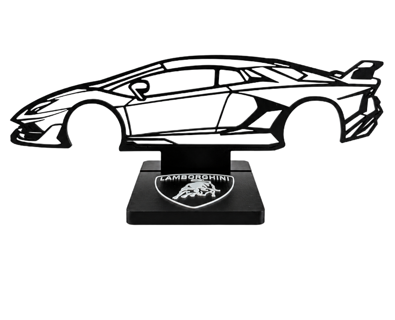 Lamborghini silhouette display model